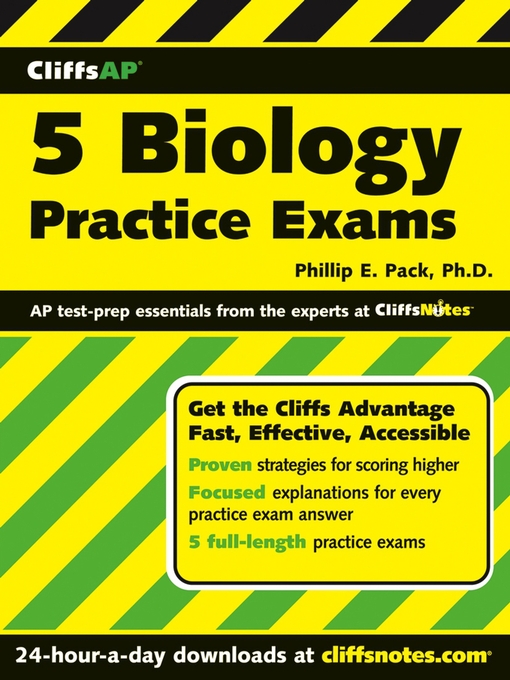 Title details for CliffsAP 5 Biology Practice Exams by Phillip E. Pack, Ph.D. - Available